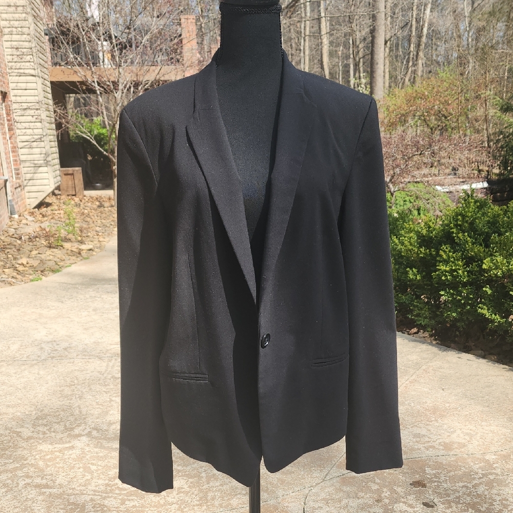 Mossimo Womens Classic Black Single Button Blazer XXL